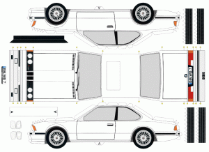 Шаблон BMW WB7
