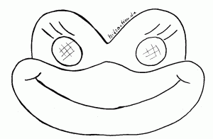 Маска лягушки