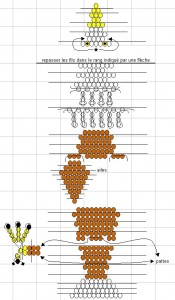 Схема бисероплетения орла