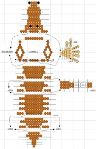Схема бисероплетения лося