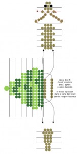 Схема бисероплетения улитки