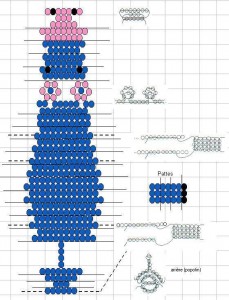 Схема бисероплетения бегемота Схема бисероплетения бегемота