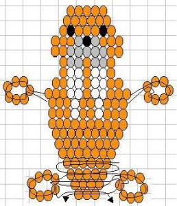 Схема бисероплетения моржа