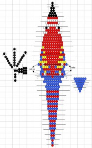 Схема бисероплетения попугая