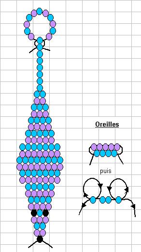 Схема бисероплетения мыши