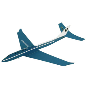 Пассажирский самолёт (синий)