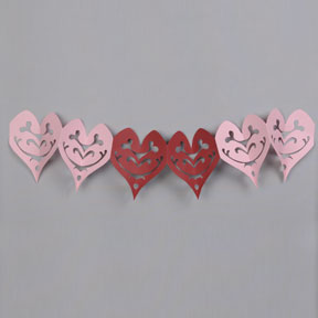 Гирлянда с сердцами