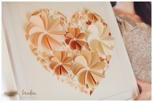 Розовое сердце