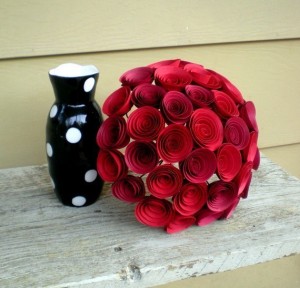 Букет из красных цветов